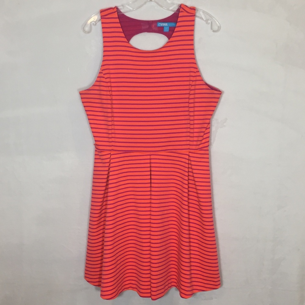 Orange and Purple Nanette Lepore L’Amour Dress